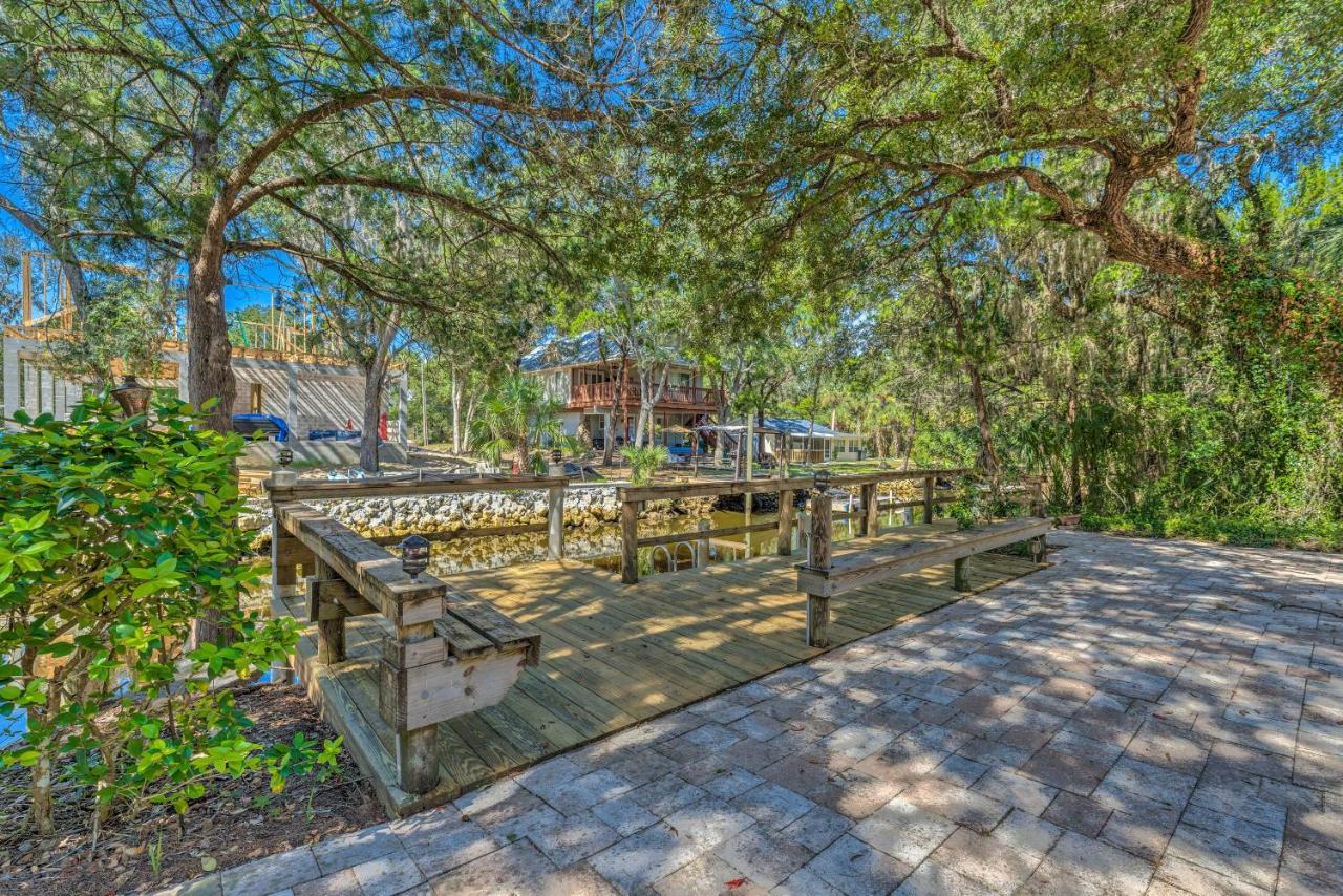 Canalfront Homosassa Escape With Private Dock! Kültér fotó