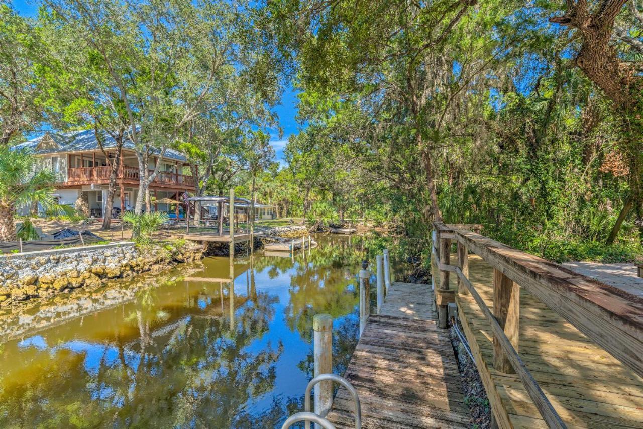 Canalfront Homosassa Escape With Private Dock! Kültér fotó